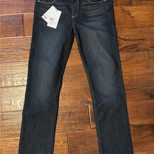 PAIGE Women's Skyline Straight Leg Jeans Stream Size 28